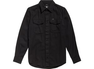 8720705510605 - G-STAR RAW Freizeithemd Slim-Fit Brusttaschen für Herren schwarz L