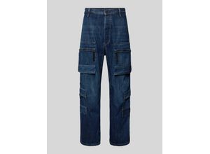 8720705540497 - Relaxed Fit Cargohose in Denim-Optik