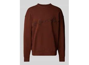 8720706046820 - Sweatshirt mit Label-Stitching