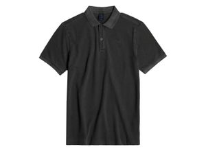 8720706174967 - G-STAR RAW Herren Poloshirt - Dunda Overdyed Slim Polo Knopfleiste Bio-Baumwolle schwarz 2XL