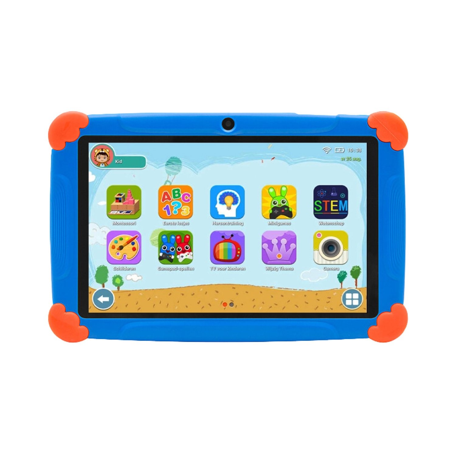 8720707180332 - Kinder-Tablet - 100% kindersicher - Etui - Blau