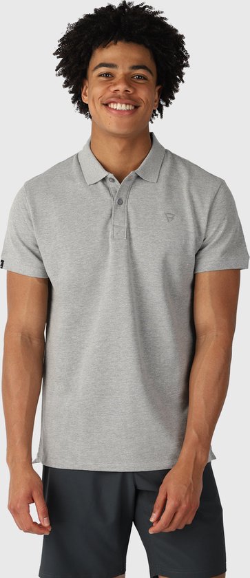 8720717042903 - Brunotti Frunot-II Mens Polo - Light Grey Melee - XL