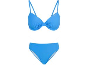 8720717123800 - BRUNOTTI Bügel-Bikini Nova Raffungen für Damen blau 38D