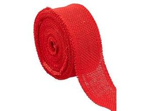 8720719421201 - Juteband rot 50 mm 10 Meter