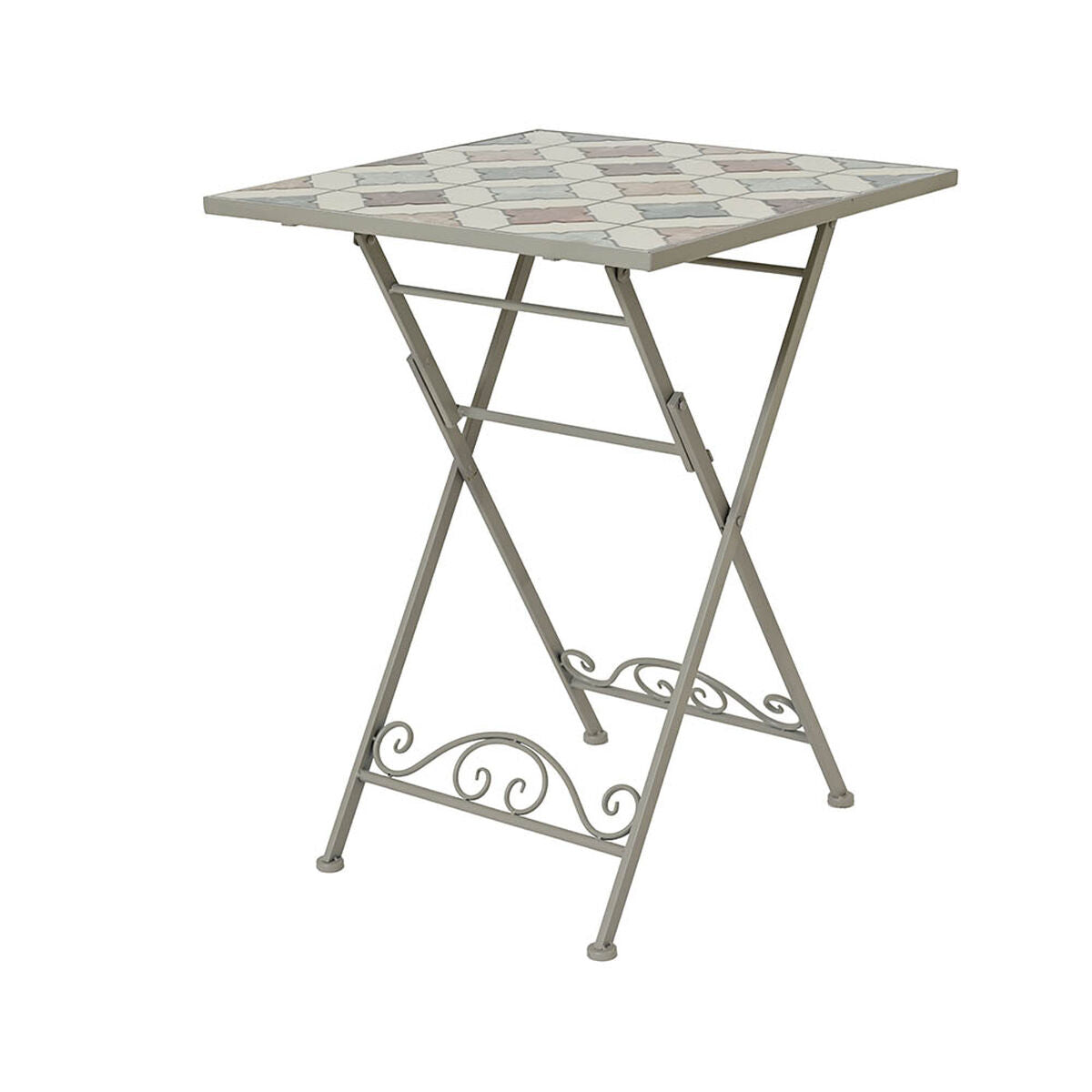 8720725128842 - Table Klapptisch Bistró Table Klapptisch 58 x 58 x 76 cm Mosaik