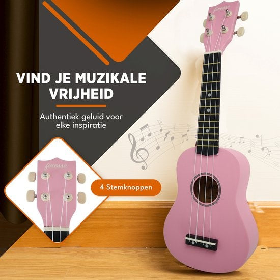 8720726037242 - Ukulele - Starter Set - 21 - Musikinstrument - Modell Kahului