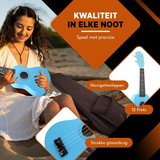 8720726037303 - Ukulele - Starter Set - 21 - Musikinstrument - Lahaina Modell