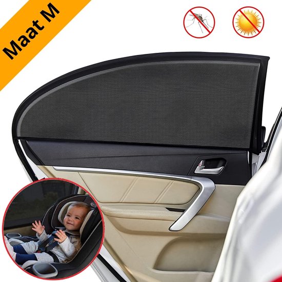 8720726267052 - Sonnenschirm Auto Baby - Sunshade Pro Größe M - Sonnenschirm für Seitenfenster - UV-Schutz Kind