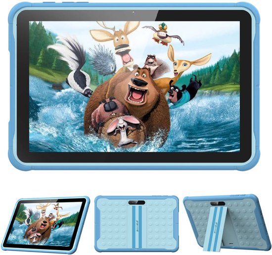 8720726415231 - Kinder-Tablet - 101 Zoll - Kinder-Tablet ab 3 Jahren - 64GB - 4GB RAM- 6000 mAh Akku - Inkl Schutzhülle & Parent Control App - Blau