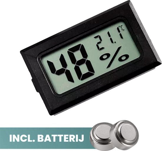 8720726415279 - Hygrometer - Wetterstation - Luftfeuchtigkeitsmesser - Raumthermometer - Inklusive Batterien