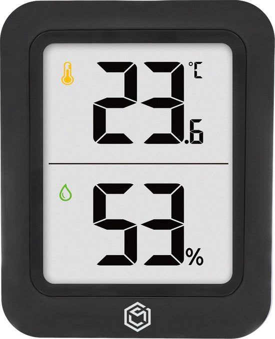 8720726415408 - Hygrometer Min Max - Luftfeuchtigkeitsmesser - Digitale Wetterstation - Luftfeuchtigkeitsmesser - Thermometer für Innenräume