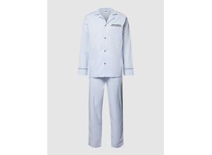 8720744054764 - Pyjama mit Streifenmuster Modell WOVEN