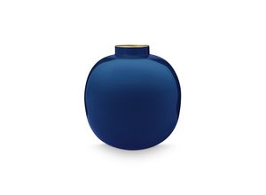 8720812327110 - Dekovase PIP STUDIO Vase blau B23cm H23cm T23cm Ø23cm Metall Vasen