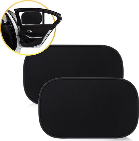 8720828027035 - Toivo Car Sunshades 2er-Set - Selbstklebend - 31x51 cm - UV-Schutz - Seitenscheiben-Sonnenschutz - Sonnenschutzfenster - Für Kinder und Babys