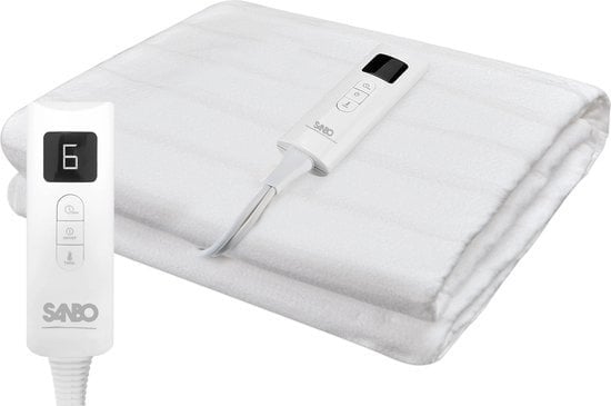 8720828027295 - Electric Blanket - Waschmaschinenfest - Unterbett - 150 x 80 cm - 7 Stufen - Mit Eckgummis - 1 Person