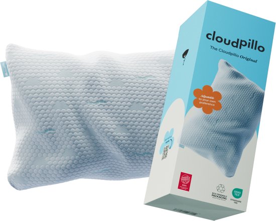 8720828172667 - Pillow - Original - 30 Nächte Probeschlaf - Memory Foam - Verstellbares Design - Geeignet für Rücken- Seiten- und Bauchschläfer - Memory Foam - Reduziert Nackenschmerzen