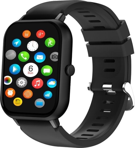 8720828362334 - - Luxus Smartwatch ZL54 - für Männer und Frauen - Android & IOS - Touchscreen - HD IPS Bildschirm - IP67 Wasserdicht - Schwarz