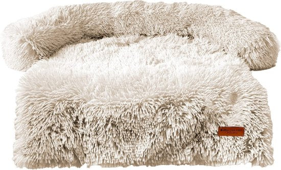 8720828380222 - Von Cee Cee - Original Hundedeckenbank - Hundedeckenbank - Hundekorb - Premium - Vollständig abnehmbar - Beige - Größe L - 120x90