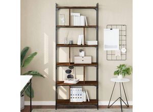 8720845419004 - Bücherregal,Standregal 6 Böden Braun Eiche-Optik 76x32x192cm Holzwerkstoff vidaXL 8720845419004 - Bücherregal,Standregal 6 Böden Braun Eiche-Optik 76x32x192cm Holzwerkstoff vidaXL