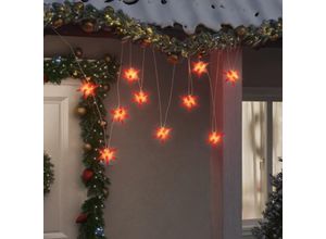 8720845421946 - Weihnachtsstern 10 LEDs Rot 10 cm vidaXL976643