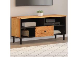 8720845422899 - Bonnevie - TV-Schrank 100x33x46 cm Massivholz Akazie vidaXL828189