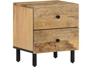 8720845423070 - Vidaxl - Nachttisch 40x33x46 cm Massivholz Mango Braun