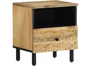 8720845423155 - Vidaxl - Nachttisch 40x33x46 cm Massivholz Mango Braun