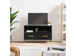 8720845426187 - Bonnevie - TV-SchrankTV-Möbel Schwarz 80x36x50 cm Holzwerkstoff vidaXL