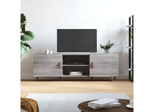 8720845426798 - Bonnevie - TV-SchrankTV-Möbel Grau Sonoma 150x30x50 cm Holzwerkstoff vidaXL