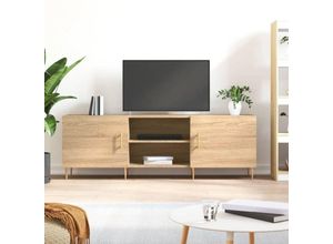 8720845426927 - TV-Schrank，TV-Möbel Sonoma-Eiche 150x30x50 cm Holzwerkstoff vidaXL