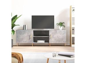 8720845426934 - Bonnevie - TV-SchrankTV-Möbel Betongrau 150x30x50 cm Holzwerkstoff vidaXL