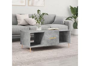 8720845427498 - Bonnevie - Couchtische Kaffeetisch Betongrau 102x50x40 cm Holzwerkstoff vidaXL