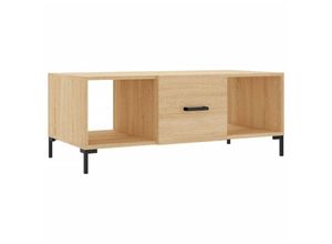 8720845427641 - Bonnevie - Couchtische Kaffeetisch Sonoma-Eiche 102x50x40 cm Holzwerkstoff vidaXL