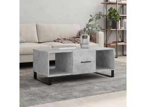 8720845427894 - Bonnevie - Couchtische Kaffeetisch Betongrau 102x50x40 cm Holzwerkstoff vidaXL