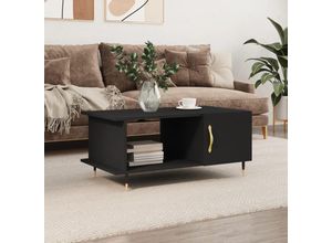 8720845429300 - Bonnevie - Couchtische Kaffeetisch Schwarz 90x50x40 cm Holzwerkstoff vidaXL