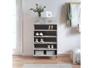 8720845429898 - Bonnevie - SchuhschrankModernes Schuhregal Betongrau 60x35x105 cm Holzwerkstoff vidaXL 8720845429898 - Bonnevie - SchuhschrankModernes Schuhregal Betongrau 60x35x105 cm Holzwerkstoff vidaXL