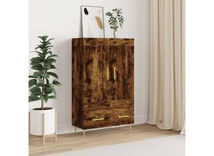 8720845431266 - Highboard，Kommode Räuchereiche 695x31x115 cm Holzwerkstoff vidaXL