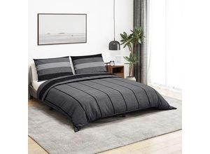 8720845432140 - Bonnevie - Bettwäsche-Set Dunkelgrau 260x240 cm Baumwolle vidaXL476139 8720845432140 - Bonnevie - Bettwäsche-Set Dunkelgrau 260x240 cm Baumwolle vidaXL476139