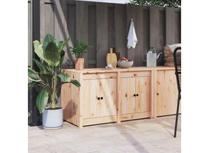 8720845433550 - Bonnevie - Outdoor-Küchenschrank 106x55x64 cm Massivholz Kiefer vidaXL31820