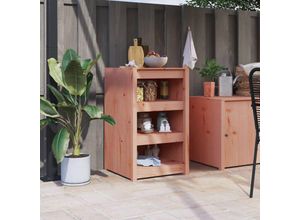 8720845433628 - Bonnevie - Outdoor-Küchenschrank 55x55x92 cm Massivholz Douglasie vidaXL81308