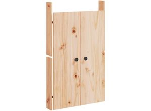 8720845433758 - Vidaxl - Türen für Outdoor-Küche 50x9x82 cm Massivholz Kiefer