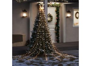 8720845434939 - Bonnevie - Weihnachtsbaum-Beleuchtung 320 LEDs Warmweiß 375 cm vidaXL743153