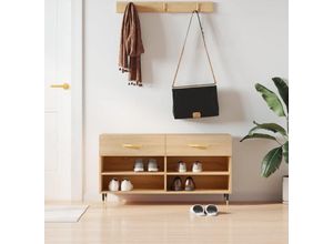 8720845441999 - Bonnevie - SchuhbankSitzbank Sonoma-Eiche 102x35x55 cm Holzwerkstoff vidaXL 8720845441999 - Bonnevie - SchuhbankSitzbank Sonoma-Eiche 102x35x55 cm Holzwerkstoff vidaXL