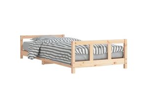 8720845444532 - Kinderbett 90x190 cm Massivholz Kiefer Vidaxl Braun