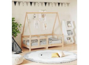 8720845444778 - Bonnevie - KinderbettEinzelbette 70x140 cm Massivholz Kiefer vidaXL