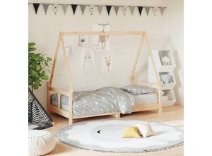 8720845444808 - Bonnevie - KinderbettEinzelbette 80x160 cm Massivholz Kiefer vidaXL