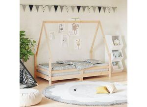 8720845445102 - Bonnevie - KinderbettEinzelbette 80x160 cm Massivholz Kiefer vidaXL