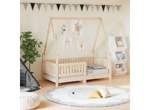 8720845445225 - Bonnevie - KinderbettEinzelbette 70x140 cm Massivholz Kiefer vidaXL