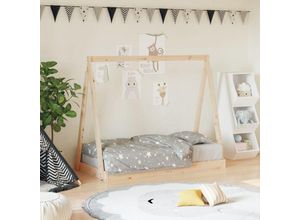 8720845445461 - Bonnevie - KinderbettEinzelbette 70x140 cm Massivholz Kiefer vidaXL