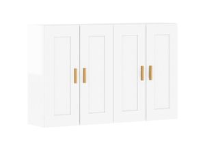 8720845474034 - Vidaxl - Wandschränke 2 Stk Hochglanz-Weiß Holzwerkstoff 8720845474034 - Vidaxl - Wandschränke 2 Stk Hochglanz-Weiß Holzwerkstoff